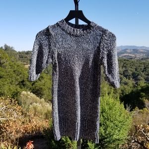 See by Chloe 100% Cotton Short Sleeve Sweater